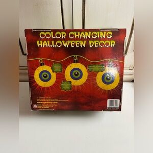Vintage Color Changing Spooky Eyes Halloween Decoration String Decor Holiday
